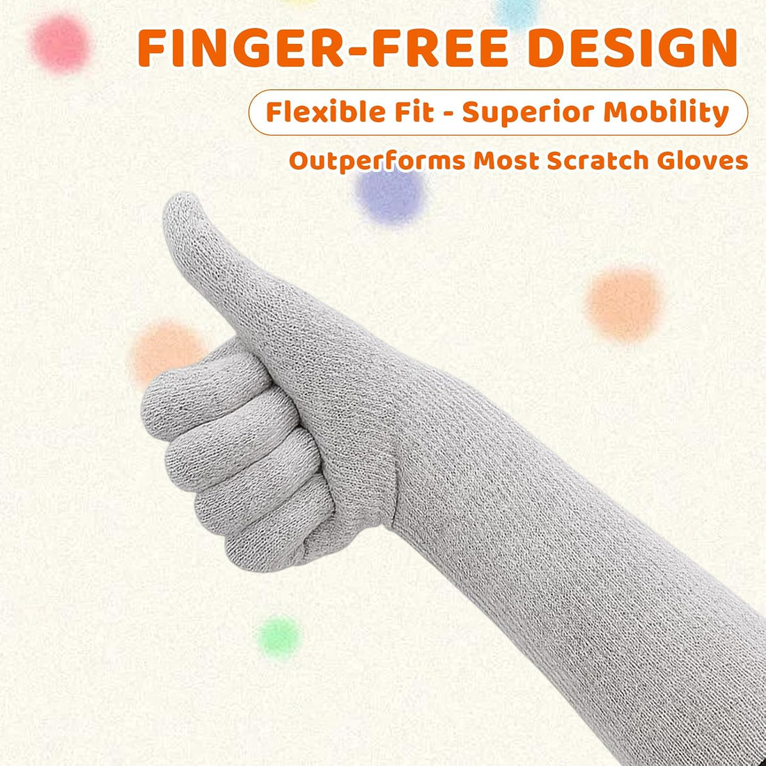 Cat Gloves Bite Proof, Grooming Gloves for Cats with Aramid Fiber