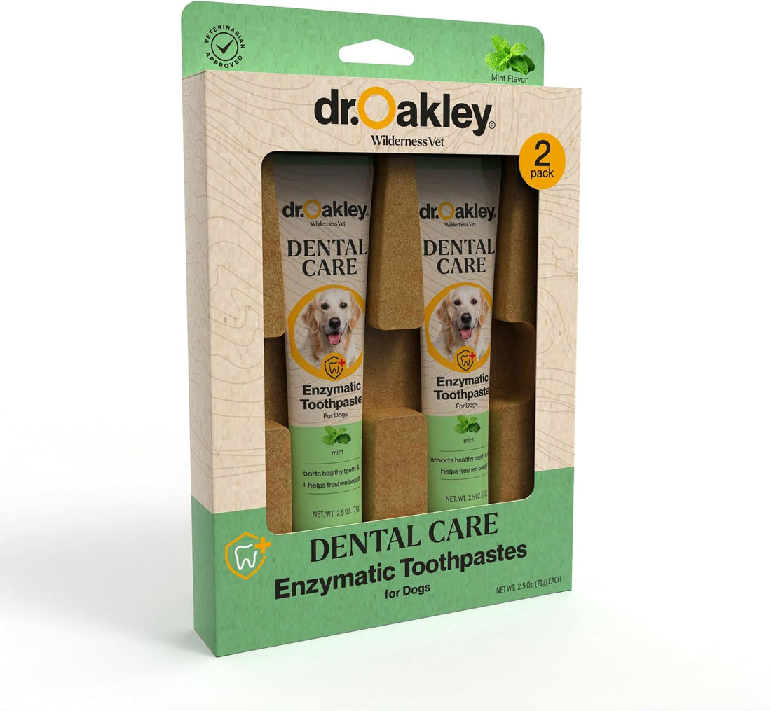 Dr. Oakley 2 Pack Cat or Dog Toothpaste Peanut Butter Flavor