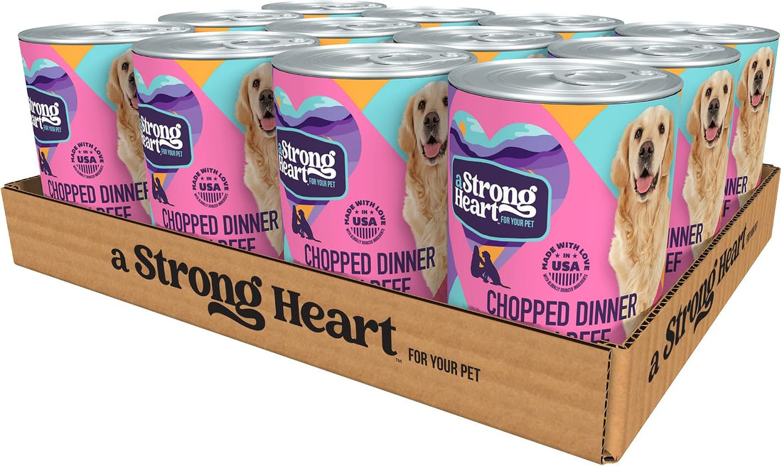 A Strong Heart Variety Pack, Beef Bacon & Cheese & Stew, 12pk