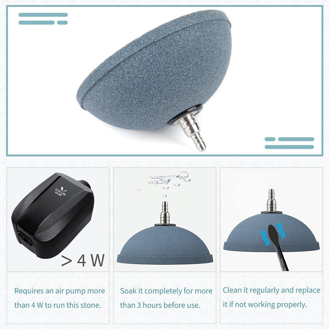 Pawfly Aquarium Air Stone 4 Inch Bread