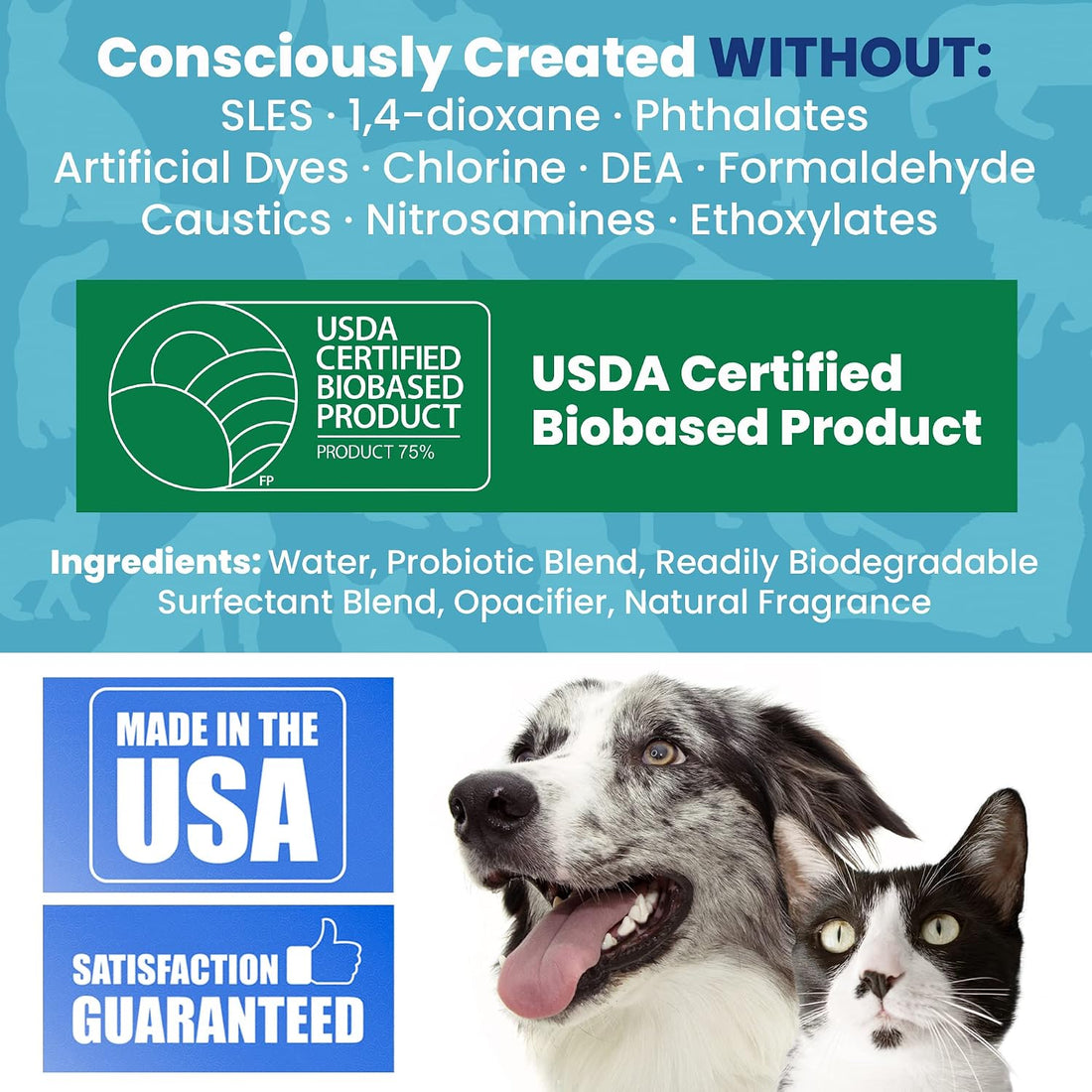 Unique Pet Odor and Stain Eliminator Liquid Concentrate