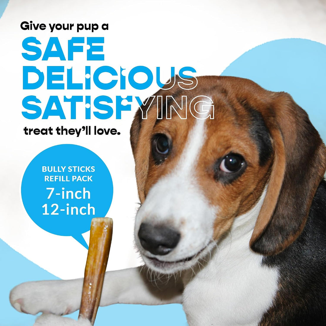 7" Standard Bully Sticks 10 Pack Refill