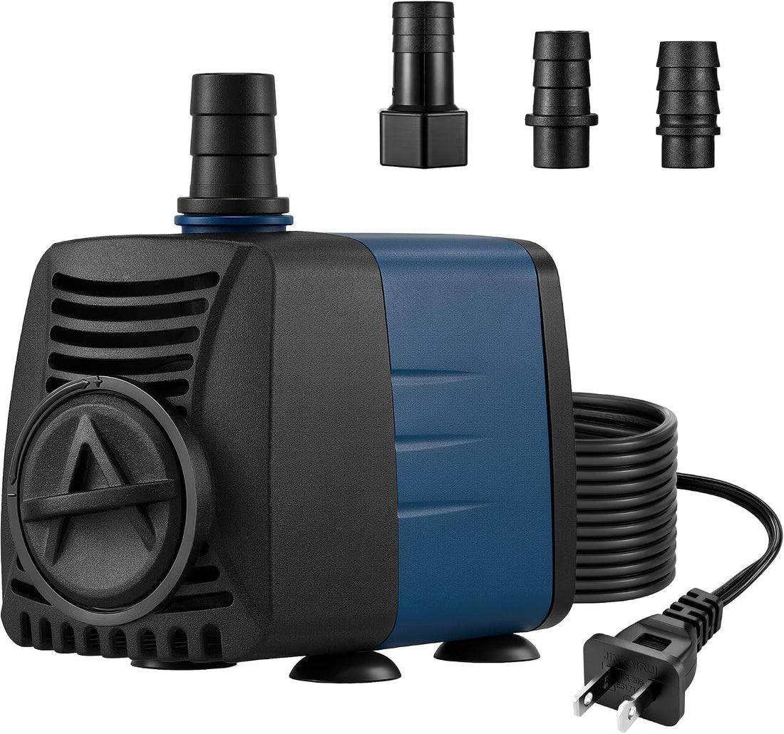 210GPH Submersible Water Pump, Quiet Aquarium Pond Fountain Pump
