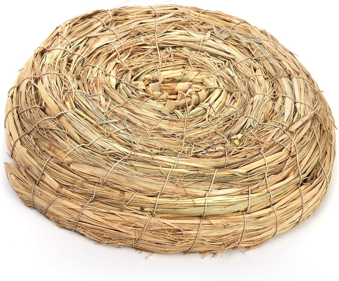 Eorbow 6 Packs Woven Straw Bird Nests