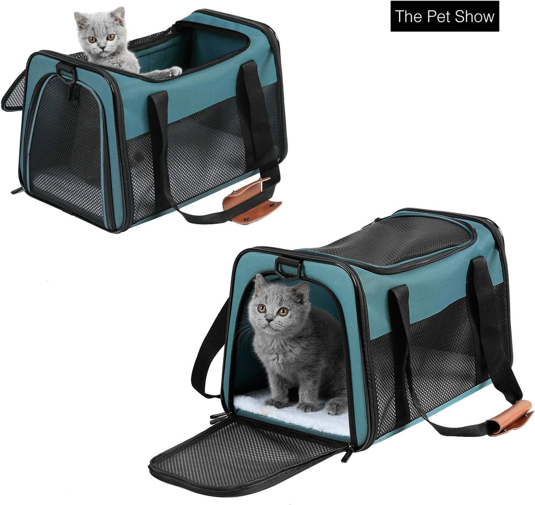 Cat Carrier - Portable Foldable Dog Pet Carrier