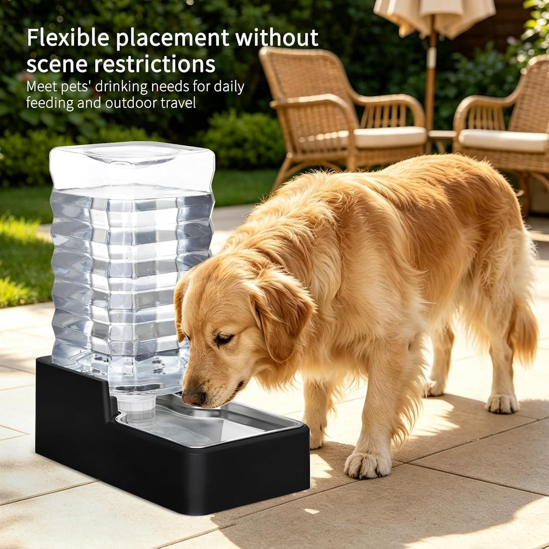 RIZZARI Automatic Dog Water Dispenser