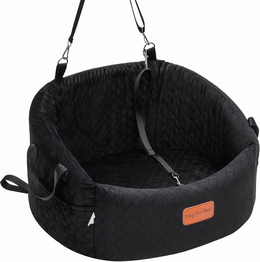 Dog Car Seat for Small Dogs, Elevated Pet Booster Seat