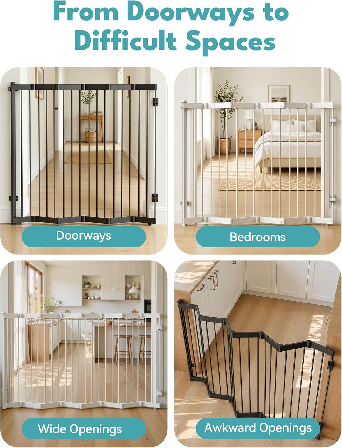 No Pawblems Retractable Safety Gate