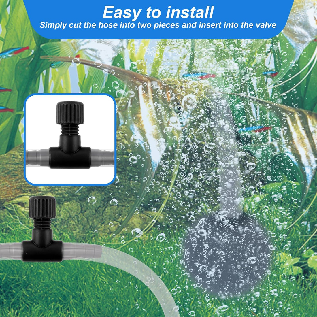 Psyqtsuary Aquarium Air Valve