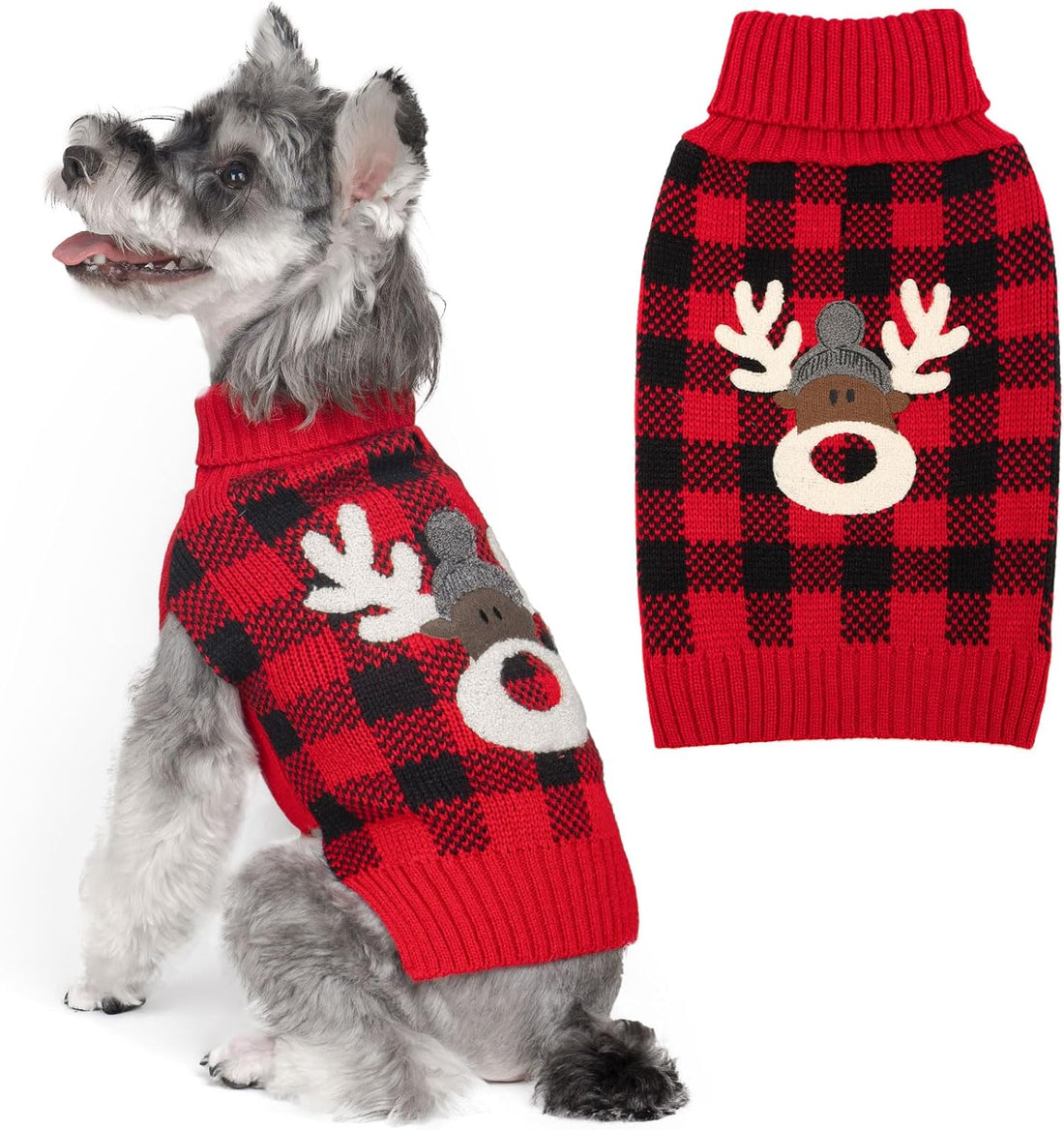 KYEESE Dog Halloween Sweater for Small Dogs Soft Knit Pullover Outfit