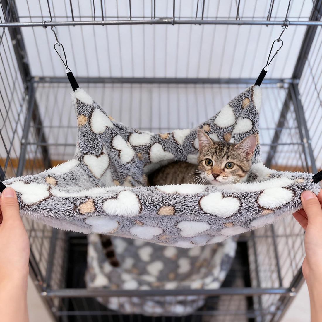 Guinea Pig Hammock for Cage 13.3X13.3,Sugar Glider Hammock,Reusable