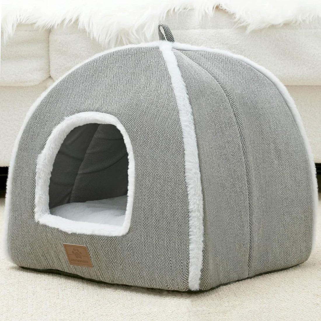 Cat Beds for Indoor Cats-Cat Bed Cave House Tent for Kittens
