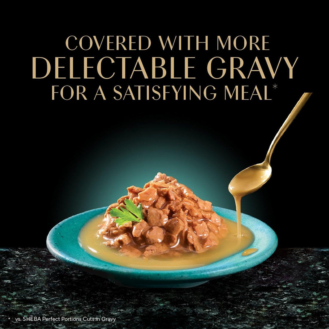 Sheba Gravy Indulgence Wet Cat Food, Variety Pack, 2.6 oz, 12 Count