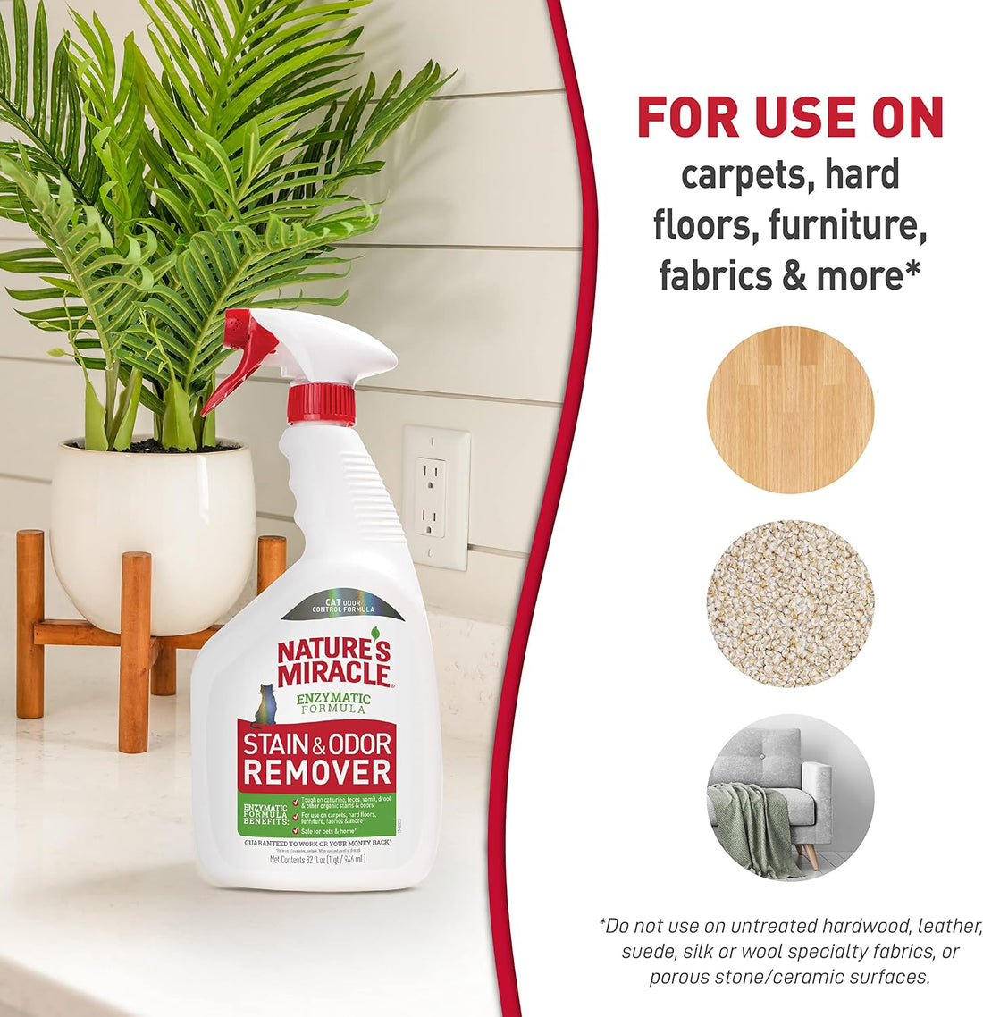 Nature's Miracle Cat Stain and Odor Remover With New Odor Control