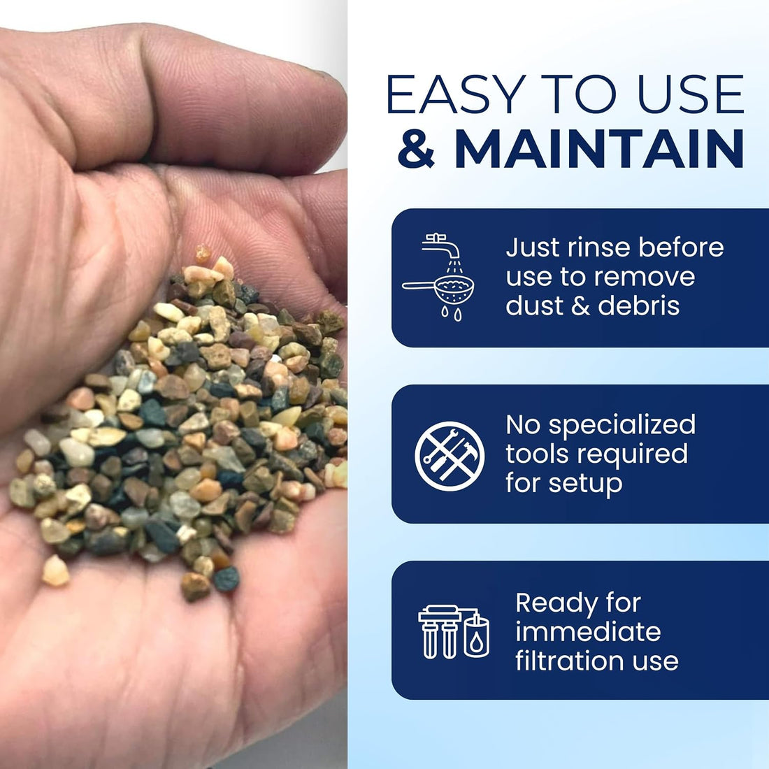 IPW Water Softener Gravel, Garnet Filter Media