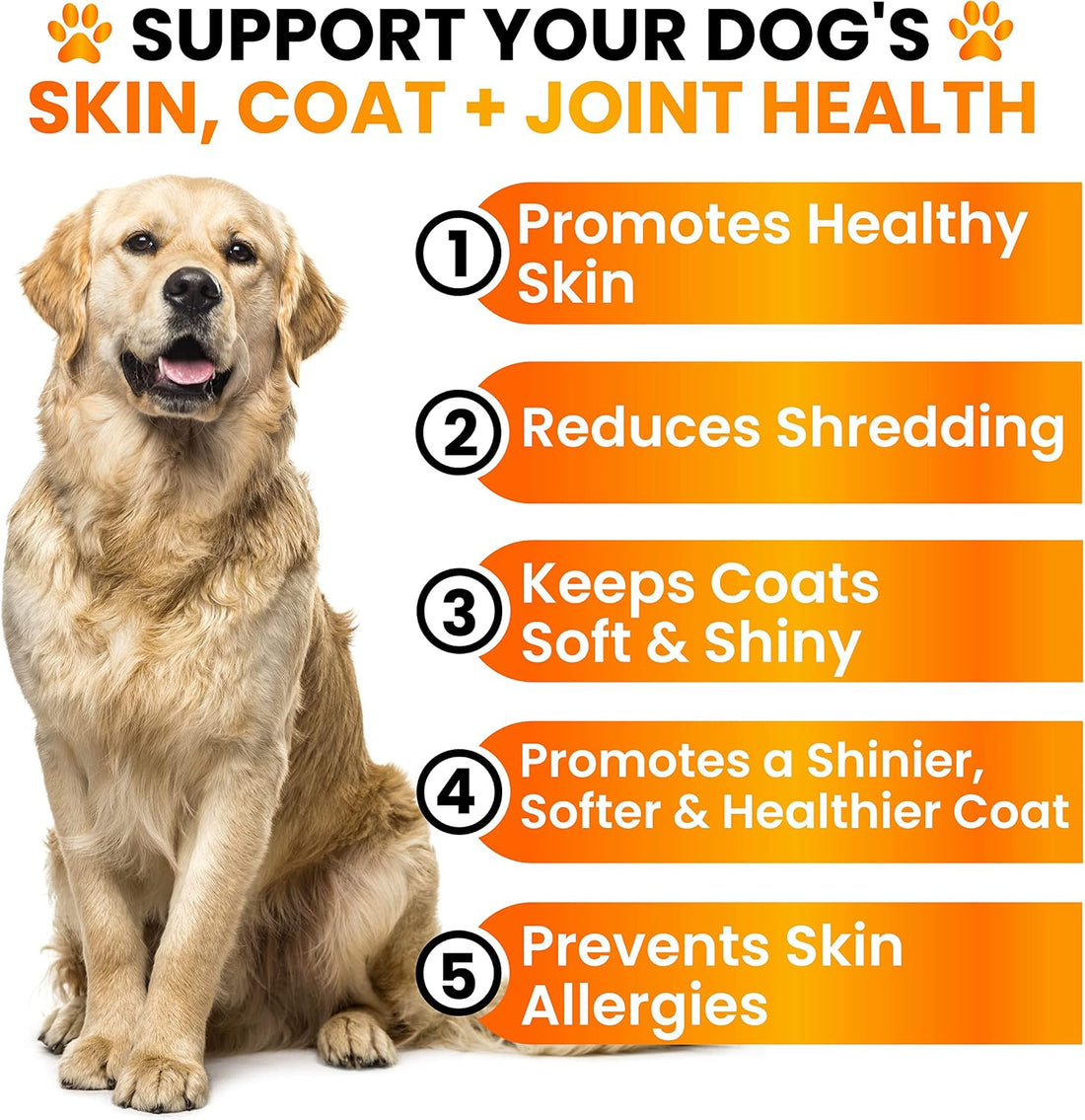 Omega 3 for Dogs - Fish Oil for Dogs Chews - Allergy and Itch Relief