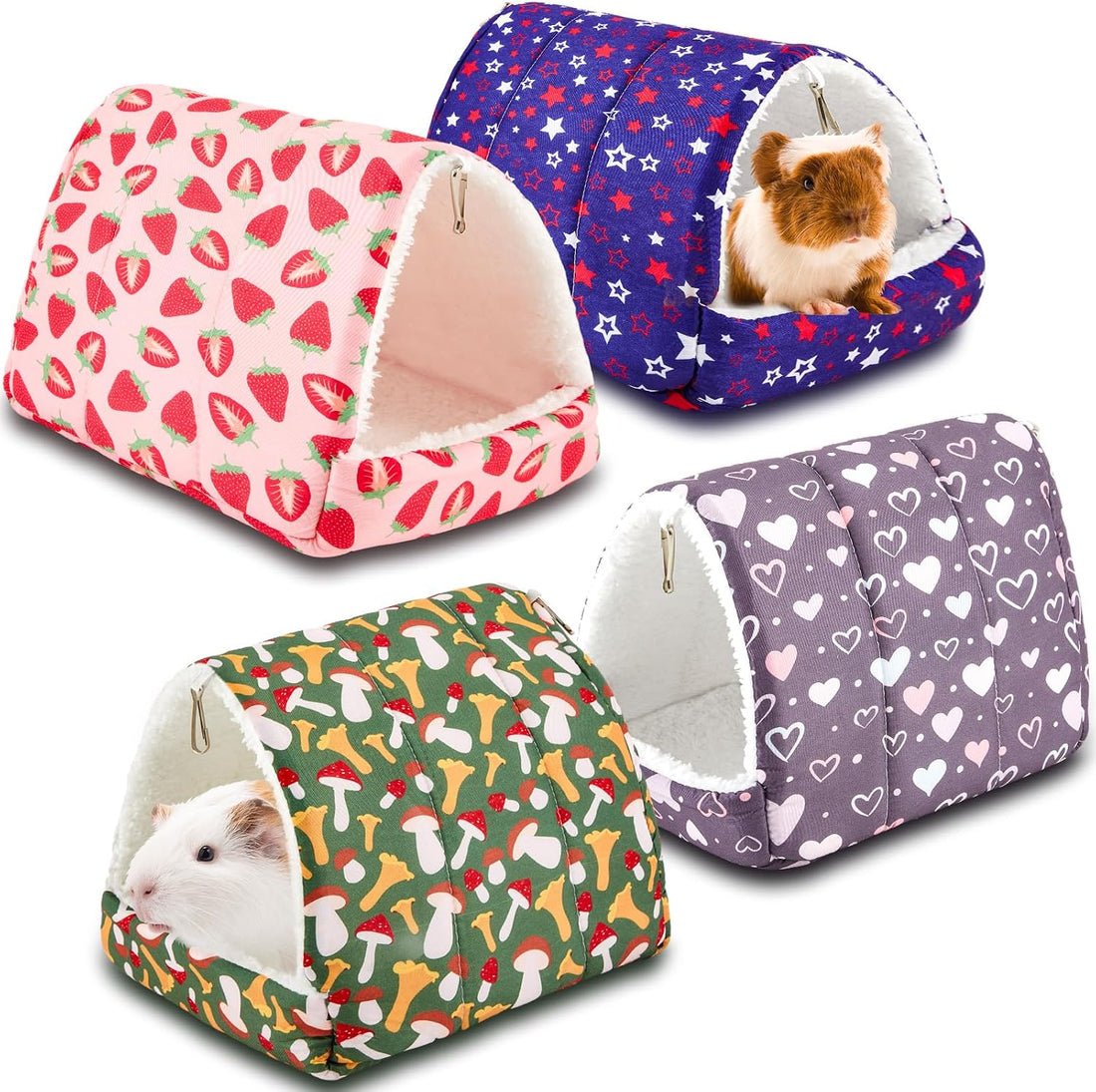 Cinnvoice Guinea Pig Hideout Bed Washable House Cage