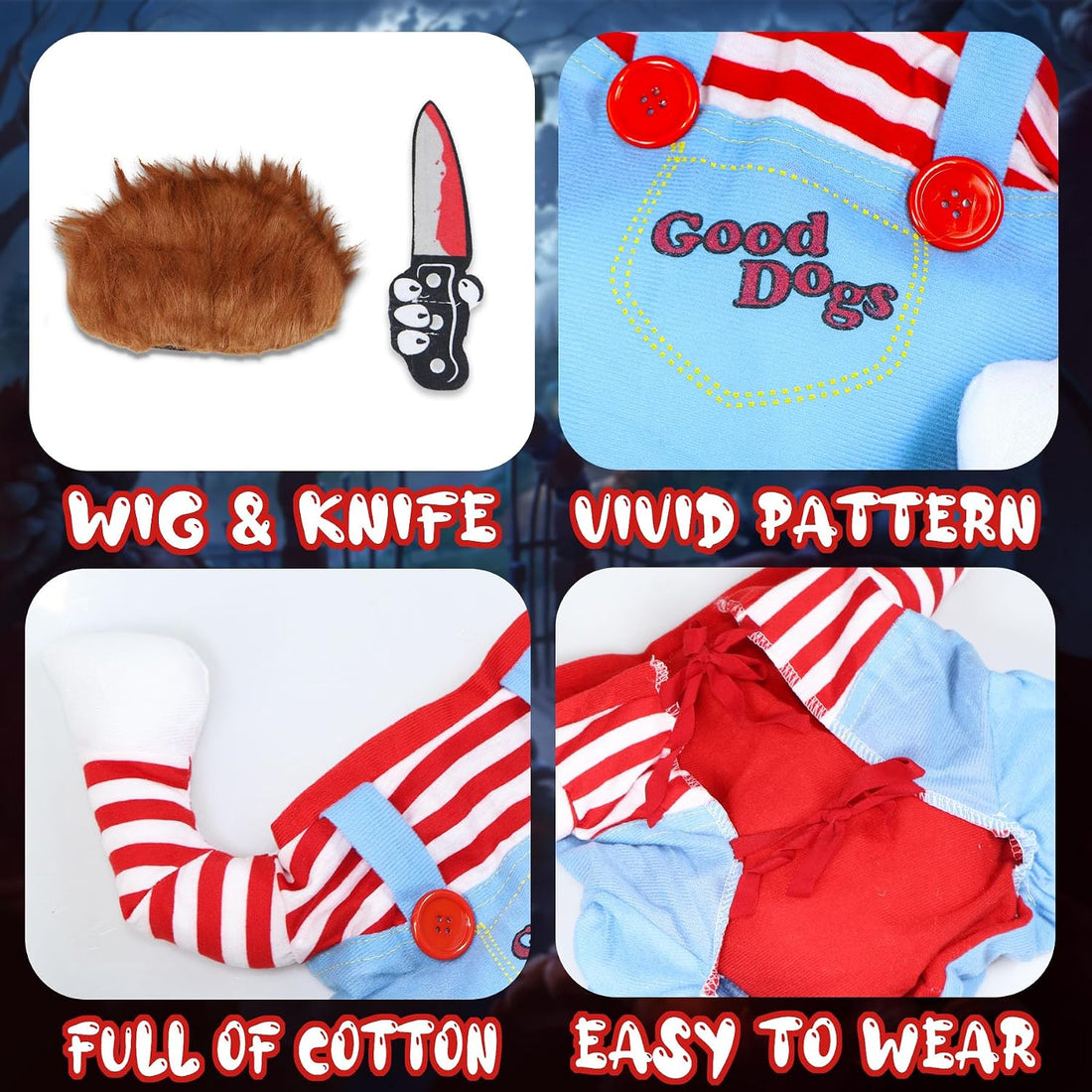 GOYOSWA Dog Halloween Costumes