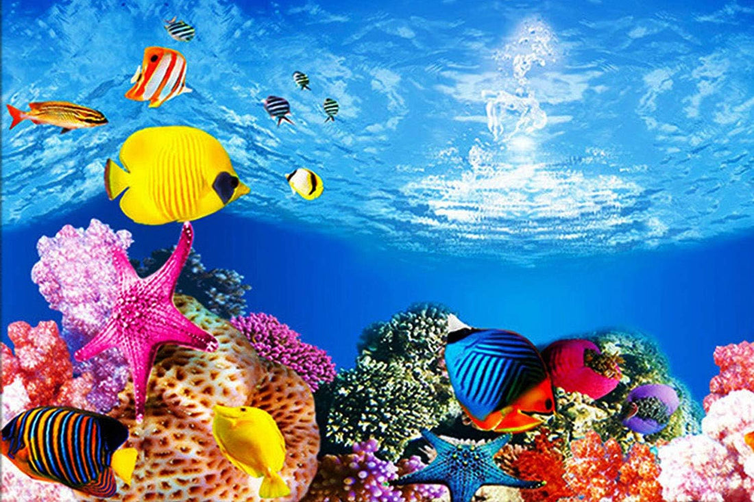 ELEBOX Aquarium Background Poster