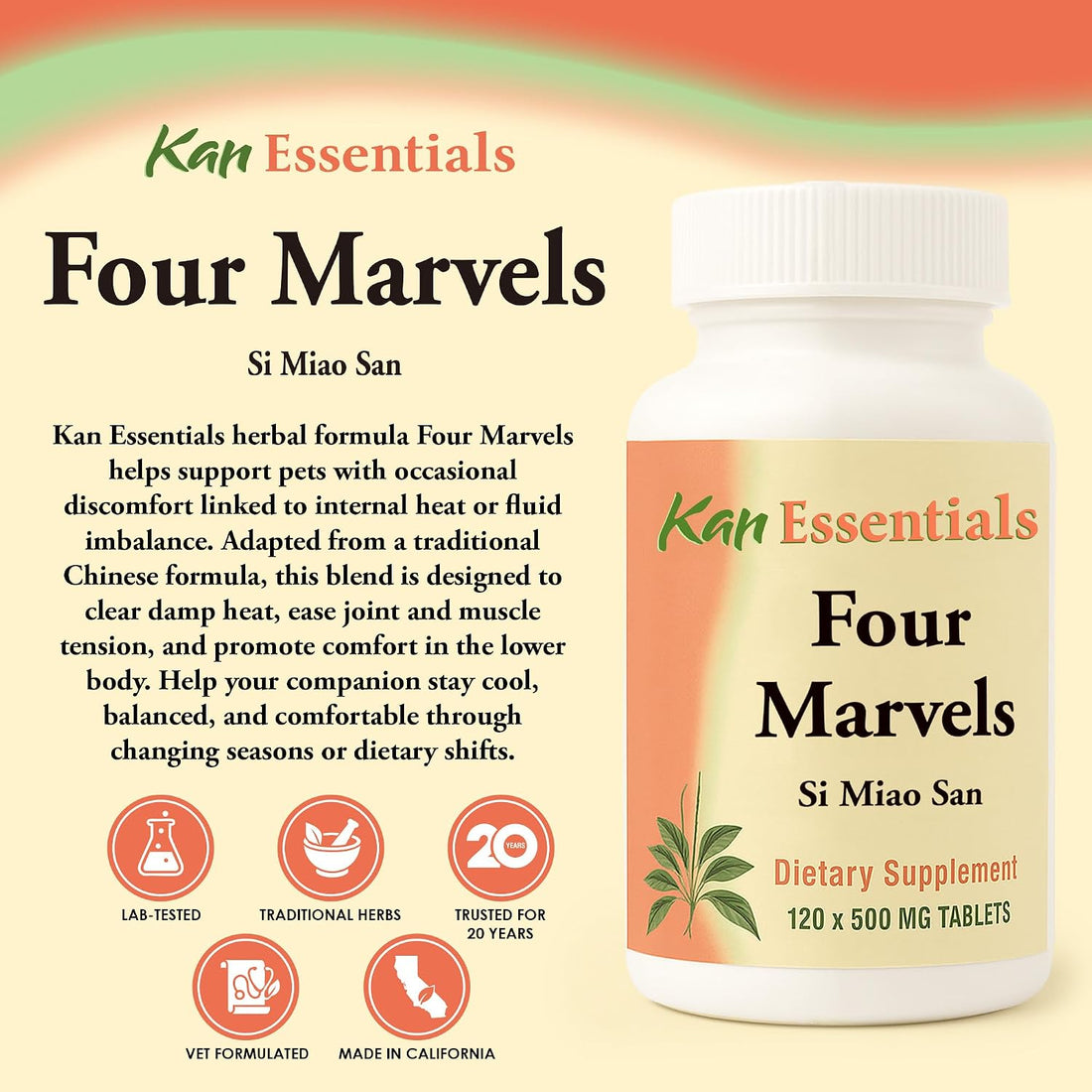 Kan Herbs Four Marvels – Traditional Chinese Herbal Blend for Dogs