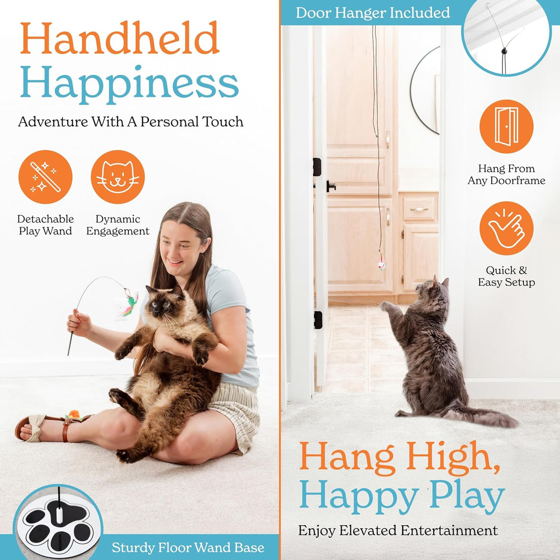 18-Piece Interactive Cat Toys for Indoor Cats