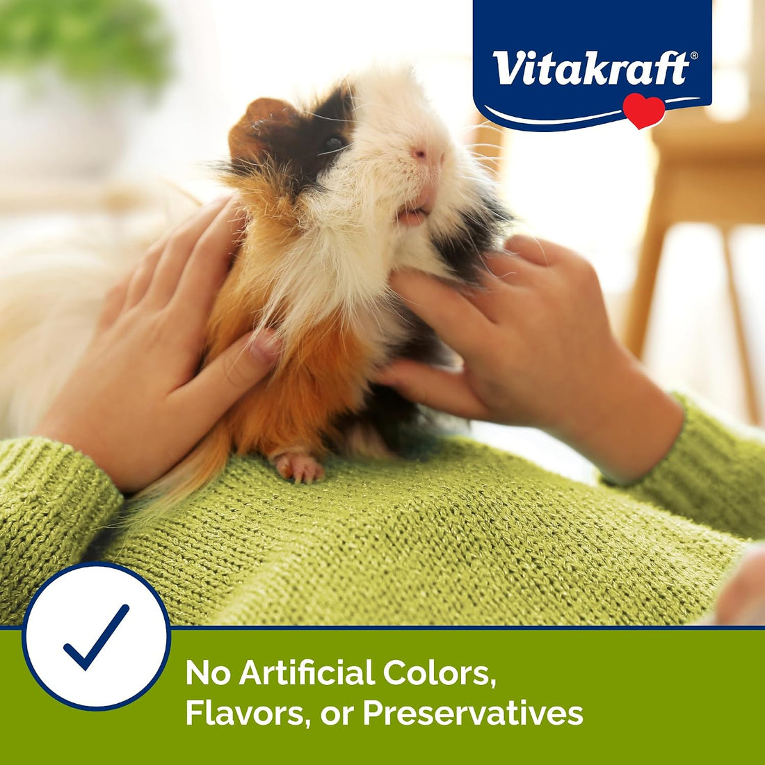 Vitakraft Veggie & Fruity Pie Treat for Pet Rabbits, Guinea Pigs