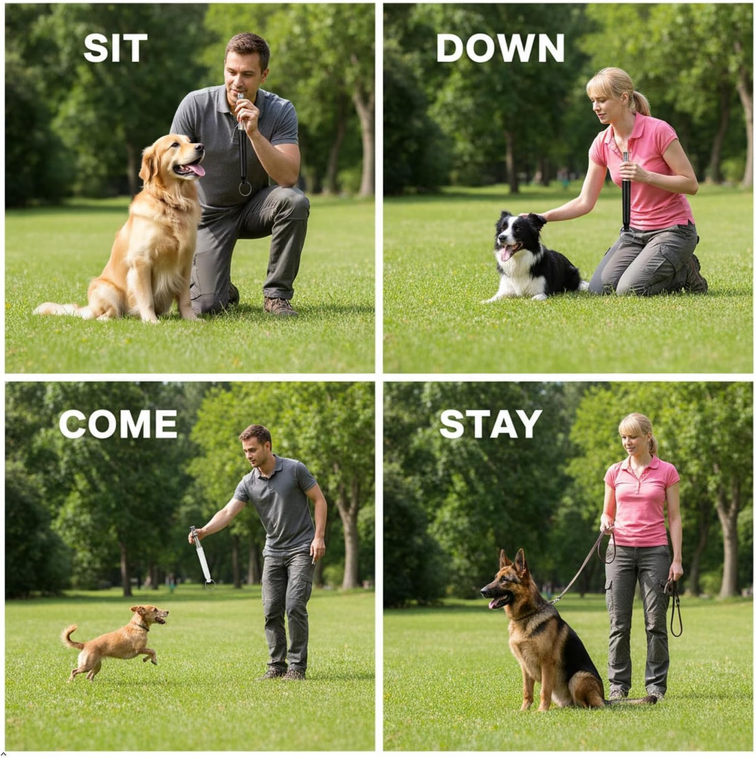 2-Pack Adjustable Ultrasonic Dog Whistles