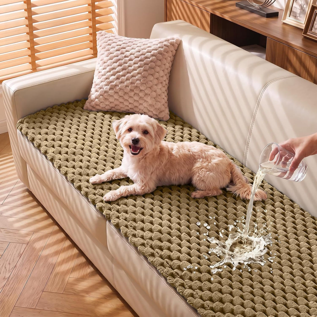 TAOCOCO 100% Waterproof Couch Cover for Dogs