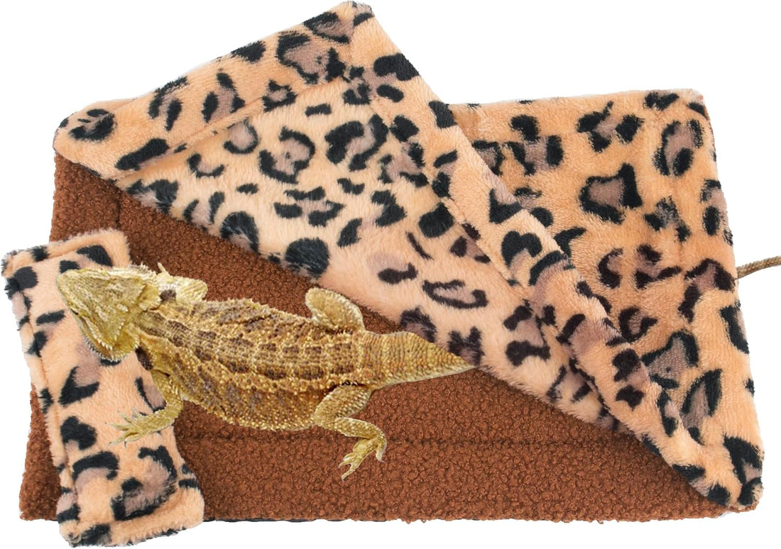 ADOGGYGO Bearded Dragon Bed Blanket Pillow Set