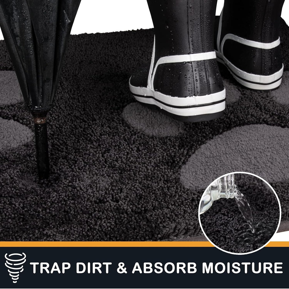PURRUGS Dirt Trapping Door Mat 20" x 31.5"