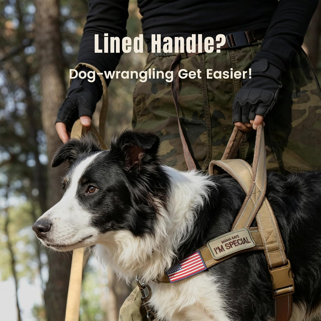Forestpaw No Pull Dog Harness with Large Handle,Comfortable,L