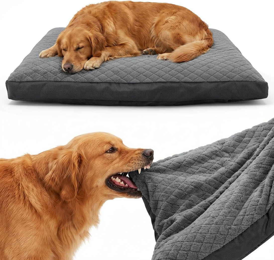 GASUR Indestructible Chew-Proof Dog Bed for Large Dogs