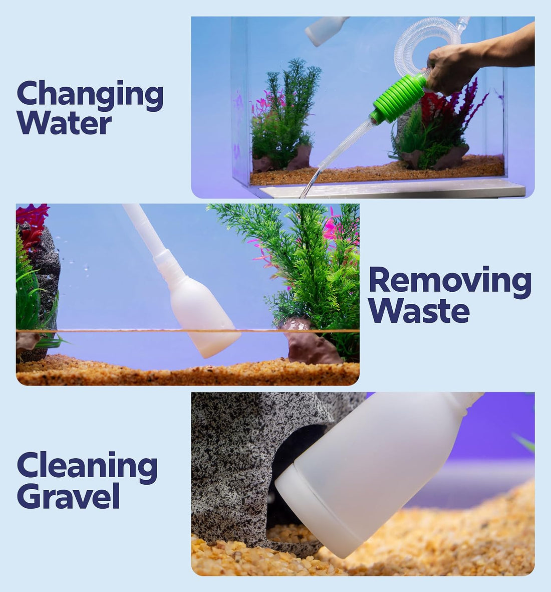 Luigi's Fish Tank Cleaner - Turtle Tank Accessories