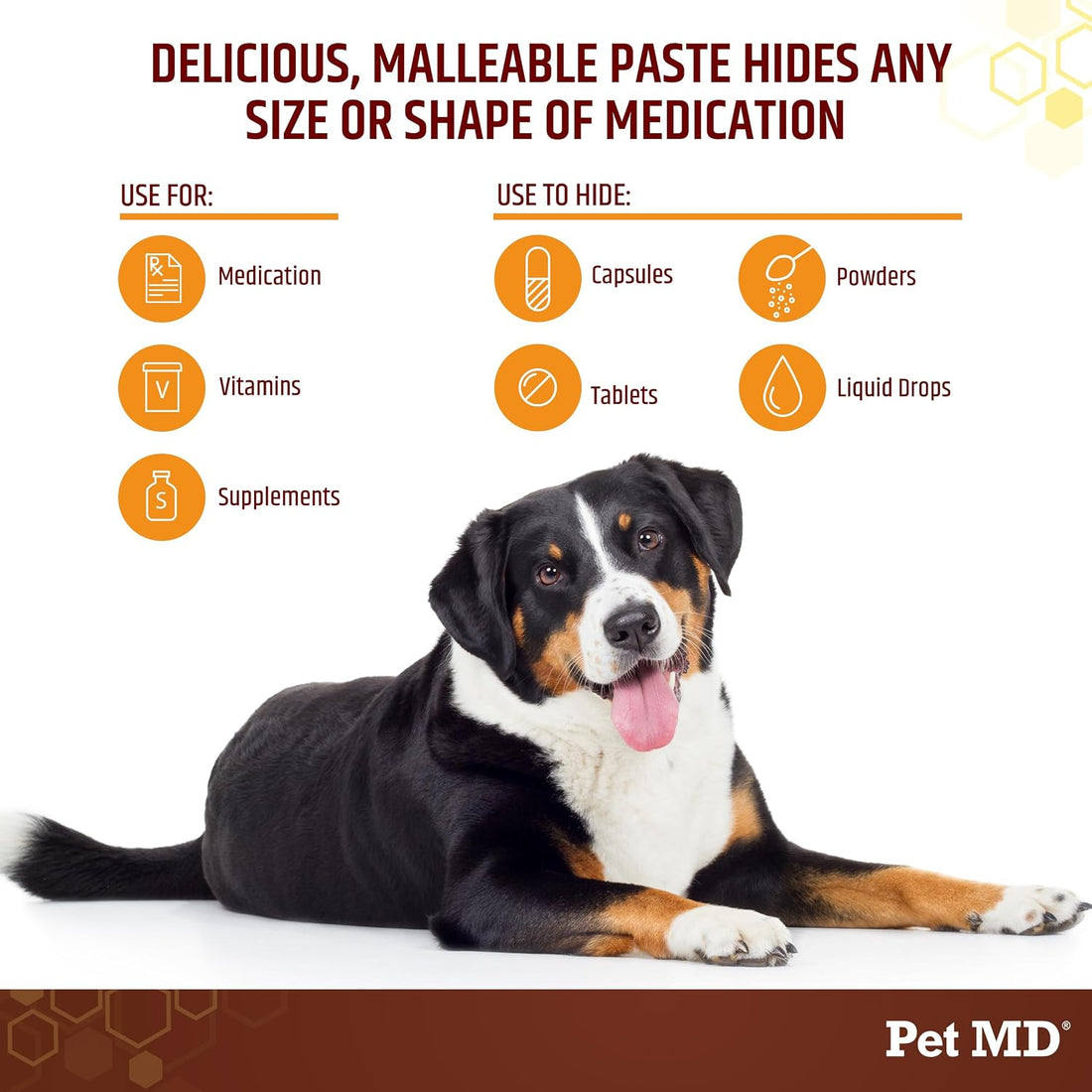 Pet MD Wrap-A-Pill with Dog Probiotics - Pill Wrap for Dogs Medicine
