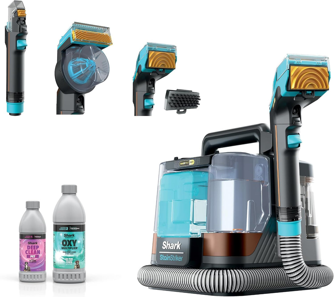 Shark StainForce Cordless Stain, Odor & Urine Remover, 2 Tools