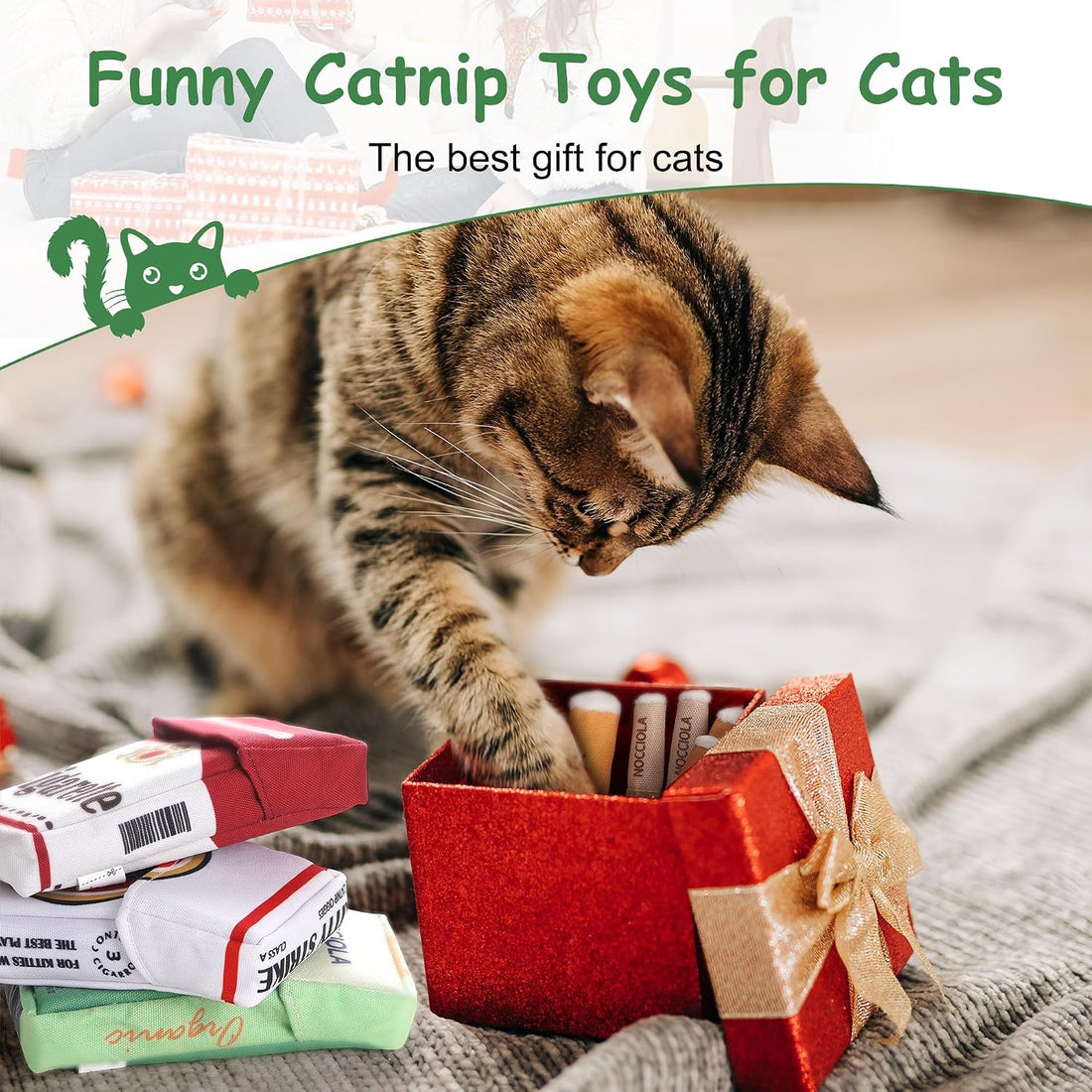 Nocciola 3 Pack Catnip Toys for Cats
