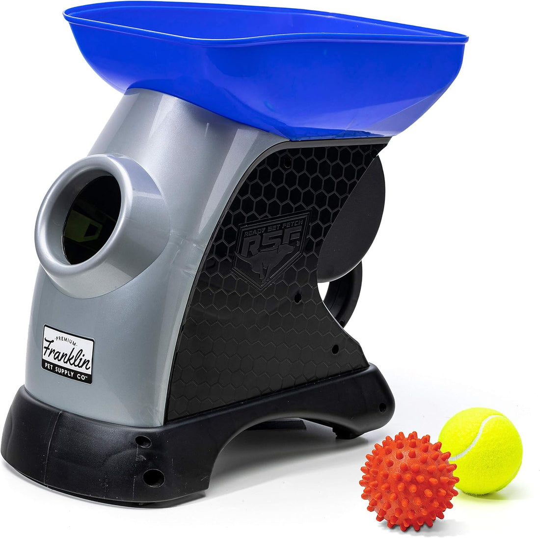 Franklin Sports Ready Set Fetch Automatic Tennis Ball Launcher - Black