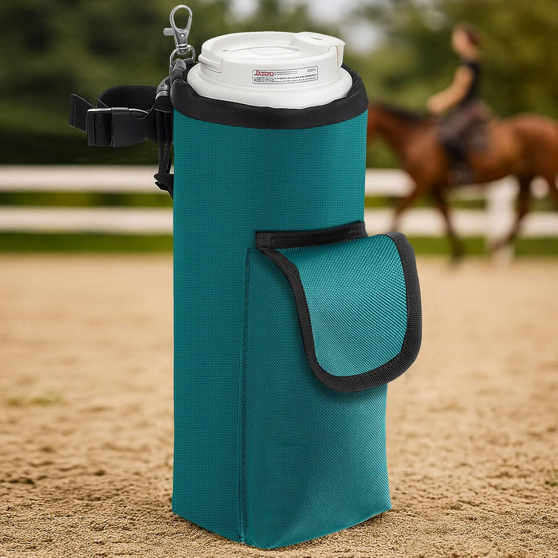 Soulchen Saddle Water Bottle Holder Pocketed Saddlebag Adjustable