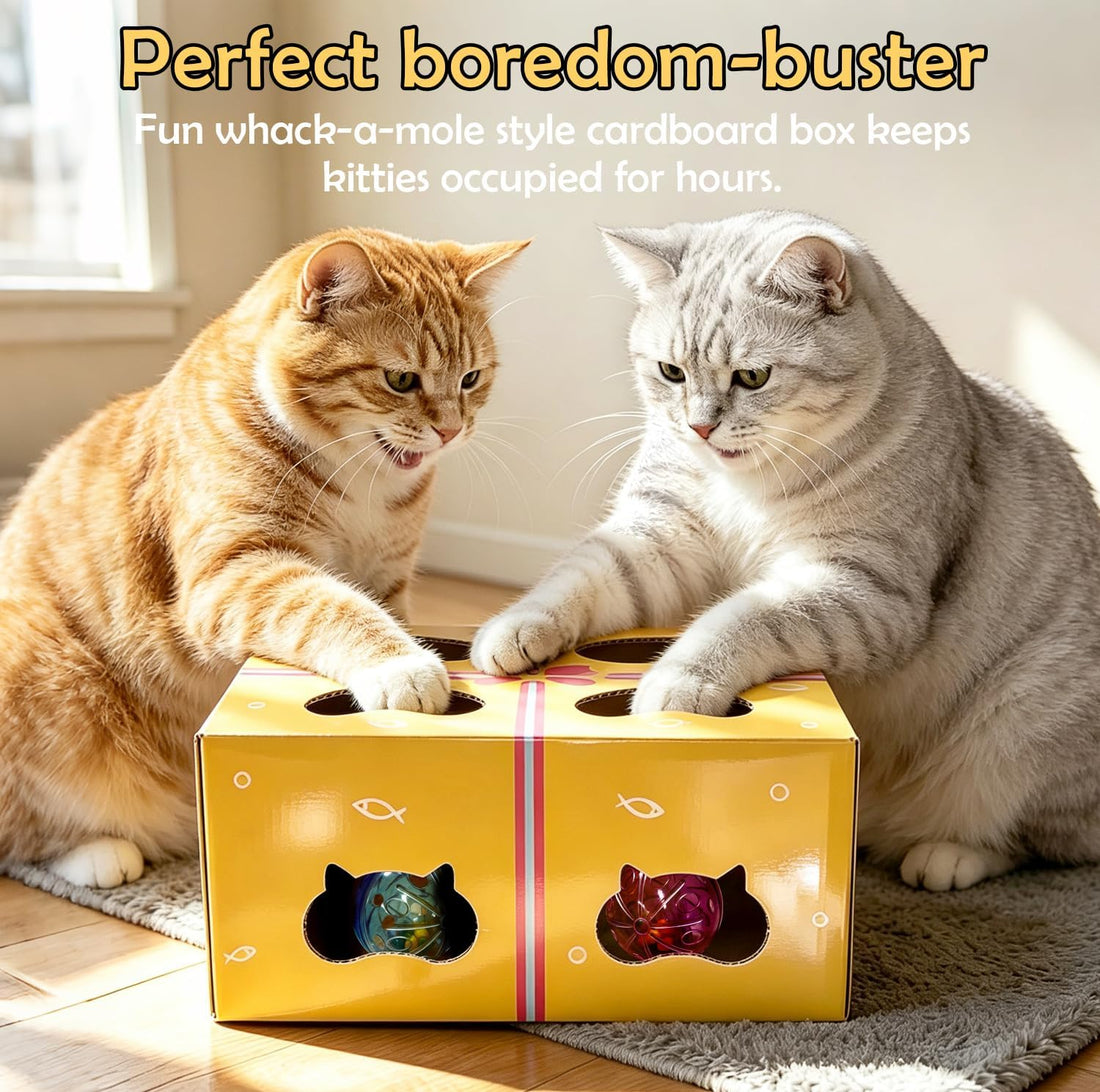Cat Interactive Automatic Toys, Magic House Whack-a-Mole Toy