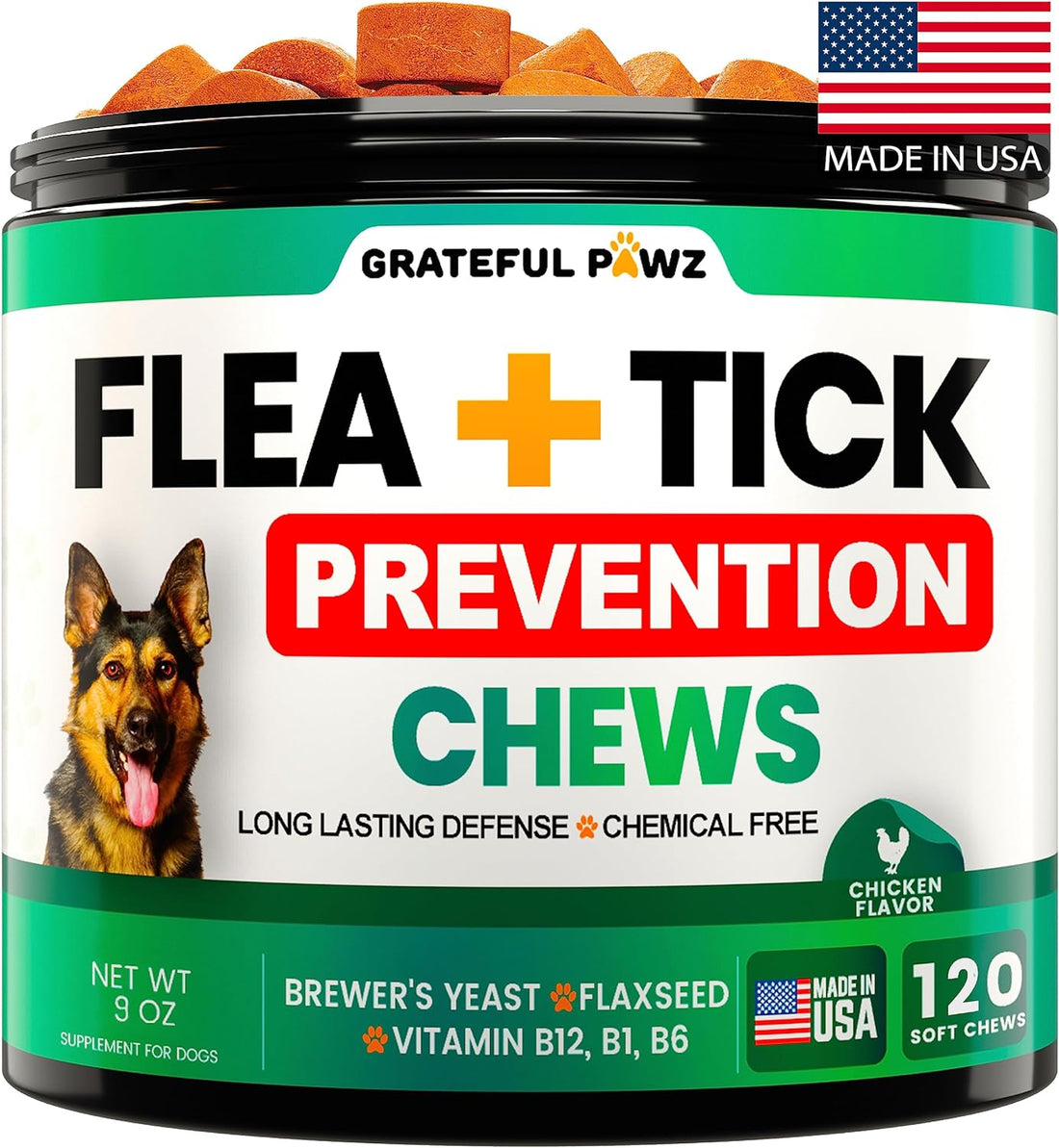Flea and Tick Prevention for Dogs Chewables