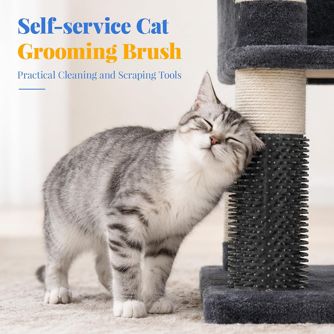 Hey-brother Cat Tree, 74 inches Multi-Level XL Large Cat Tower