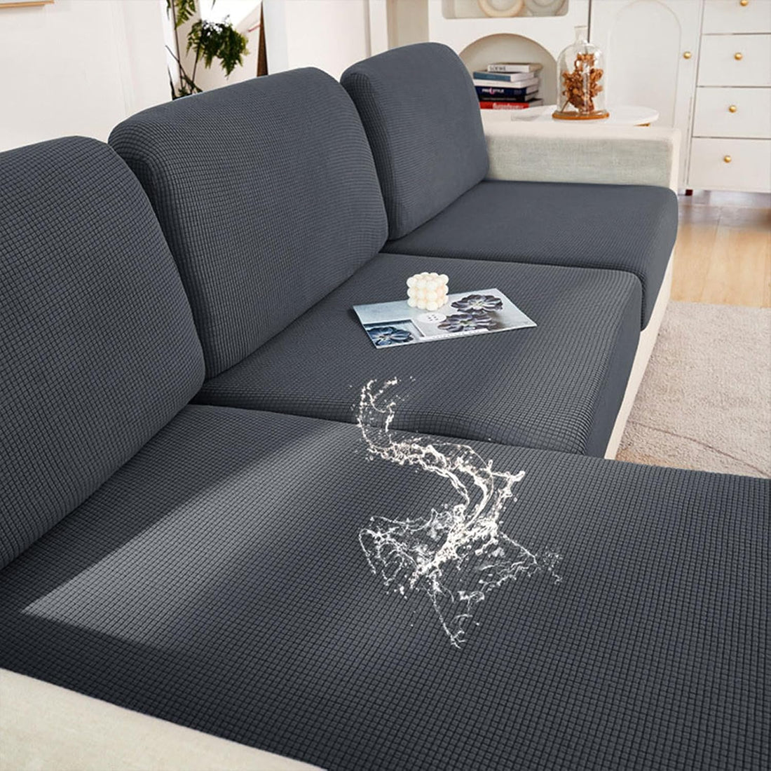 hyha Waterproof Couch Cushion Covers for Pets