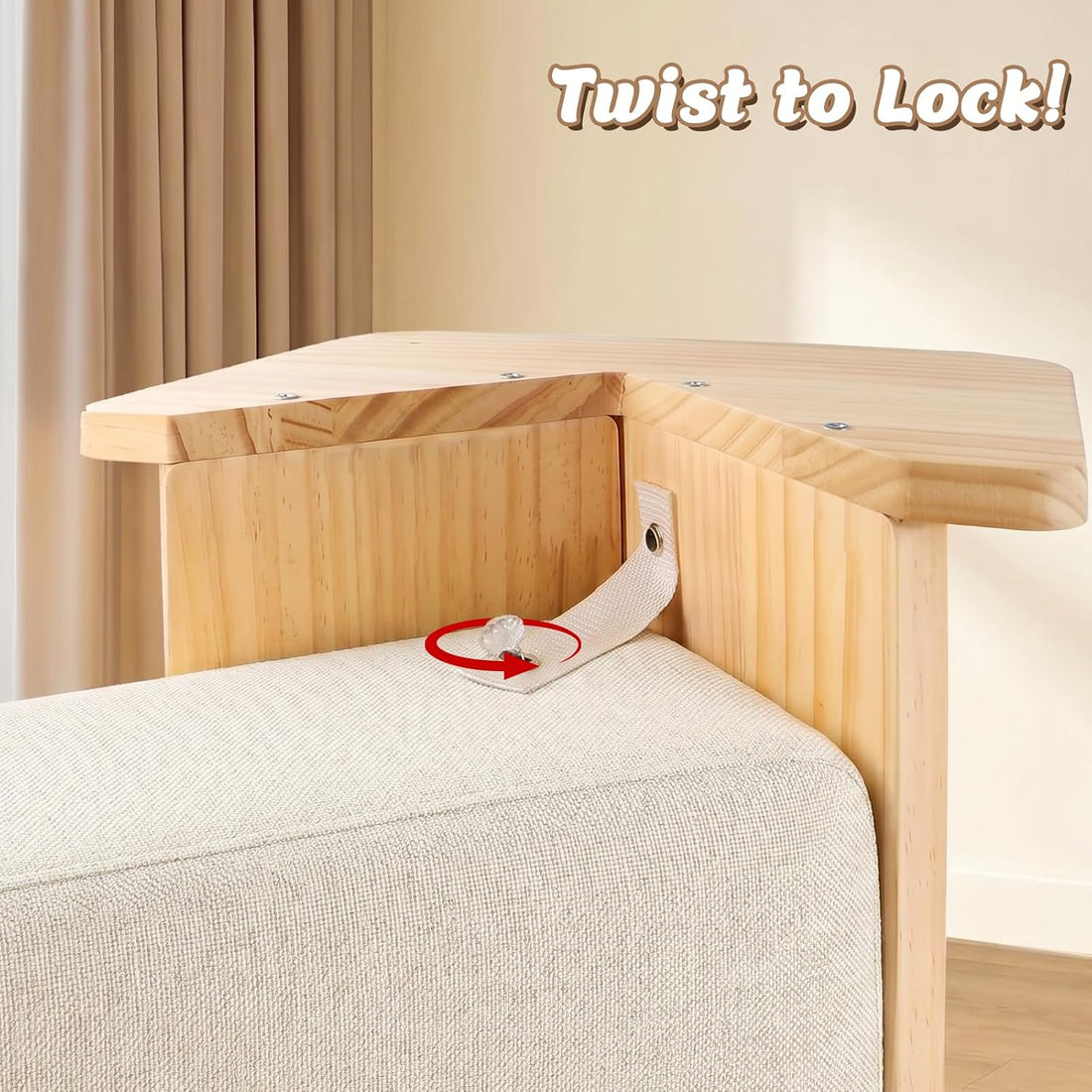 Couch Cat Corner Scratcher with with Interactive Ball Toys, 25''