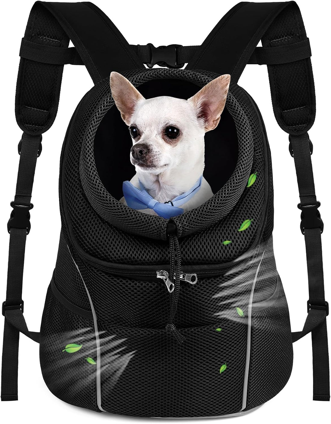 WOYYHO Pet Dog Carrier Backpack, Ventilated Small Dog Front Backpack