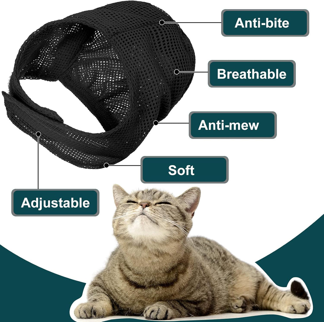 9 Pcs Cat Bathing Bag Set Cat Shower Bag