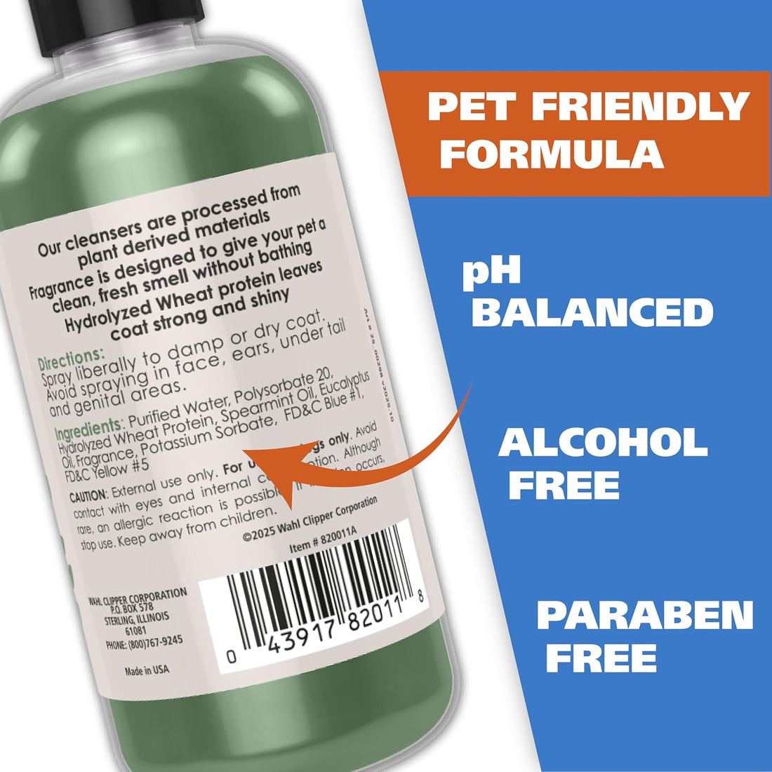 Wahl USA Pet Deodorant Spray