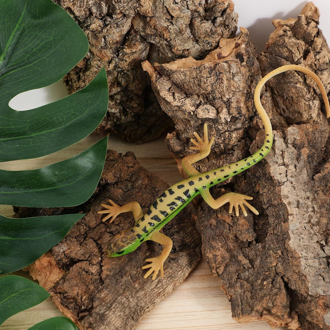 4pcs Natural Cork Bark for Reptiles