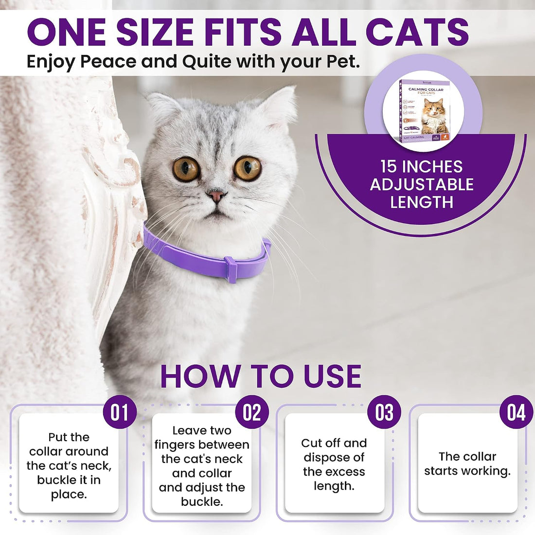 Pheromone Calming Collar for Cats