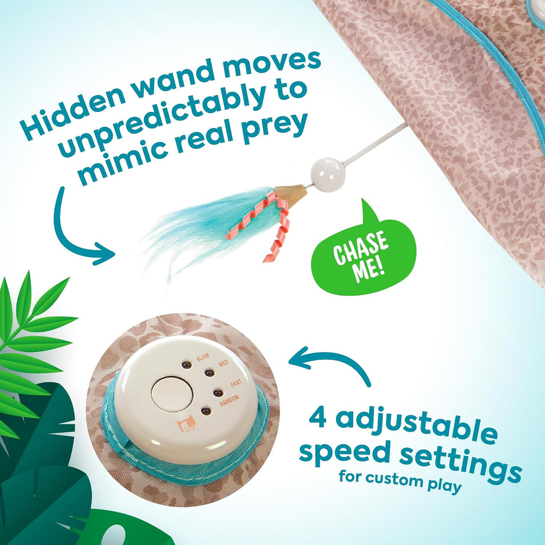 SmartyKat Hidden Hijinks Toy for Indoor Cats & Kittens