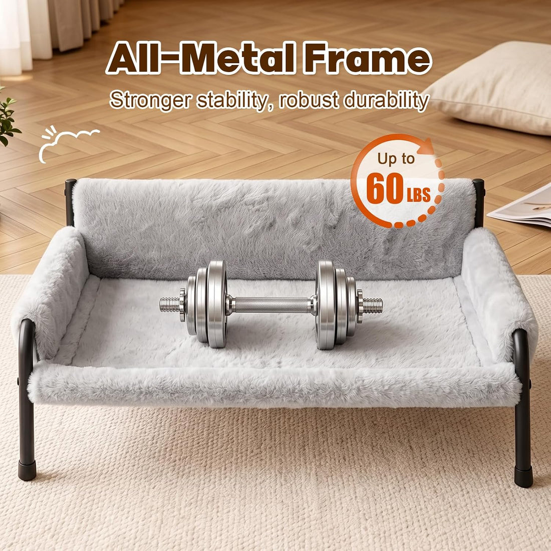 Elevated Cat Couch Bed for Indoor Cats